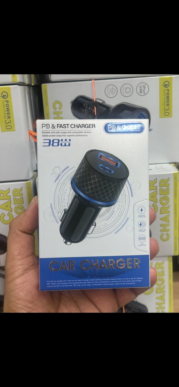 Dual Port Fast Car Charger