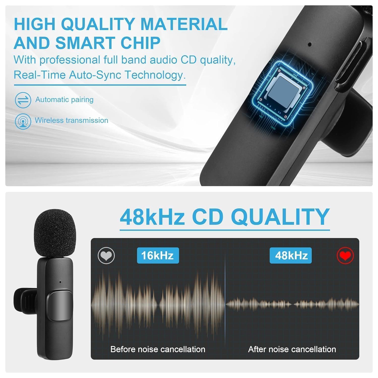 Wireless Microphone for Mobile &amp; Camera