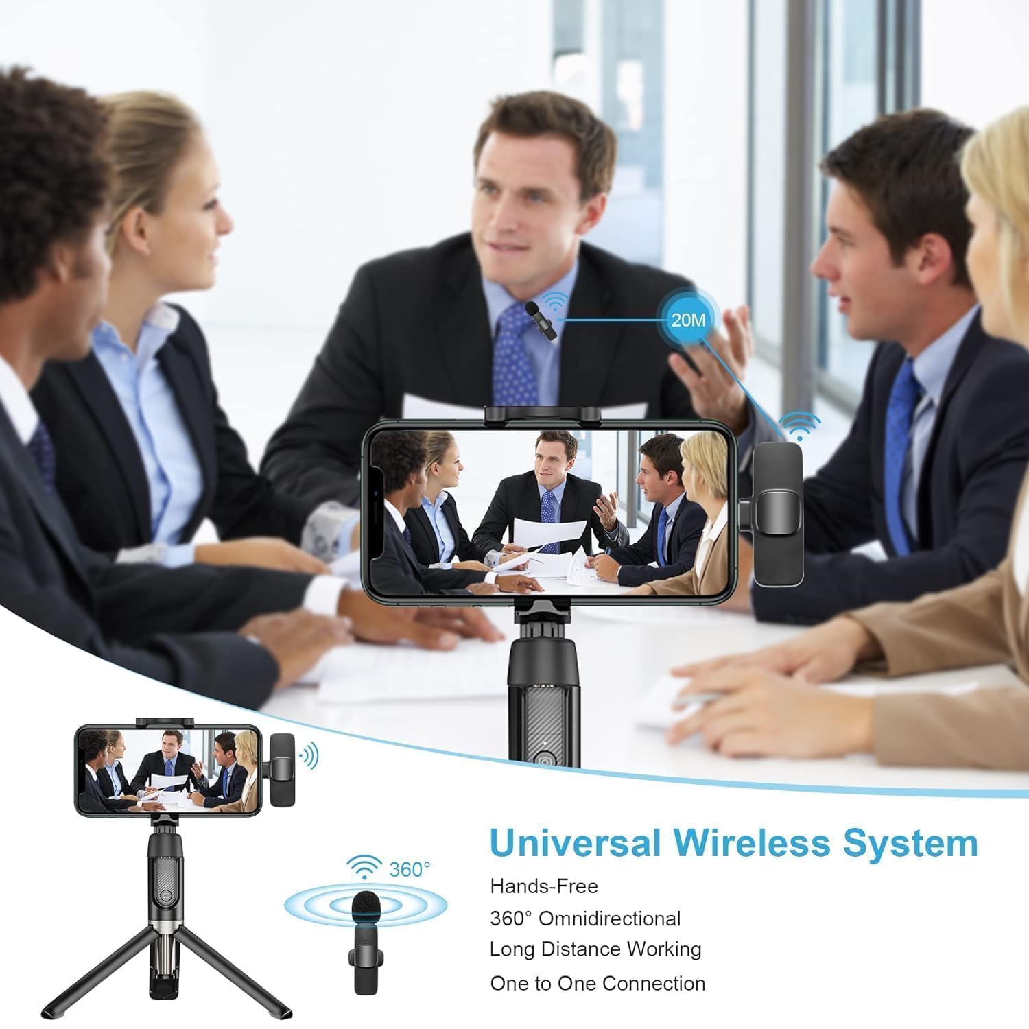 Wireless Microphone for Mobile &amp; Camera