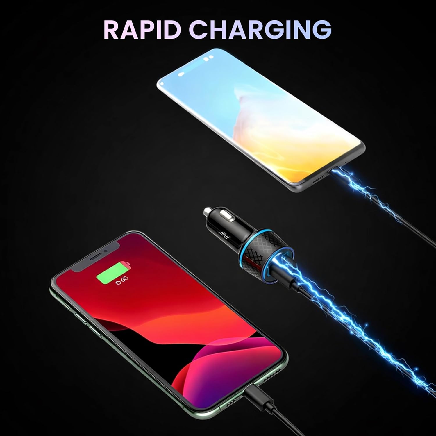 Dual Port Fast Car Charger