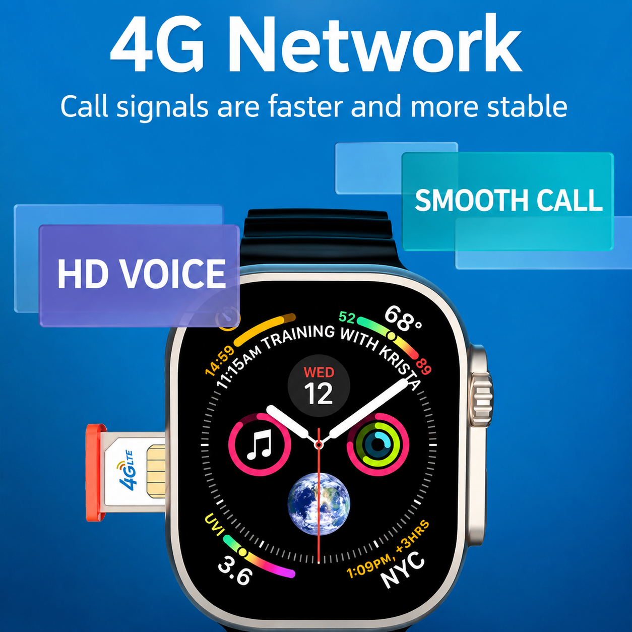 S8 Ultra 4G Android Smartwatch
