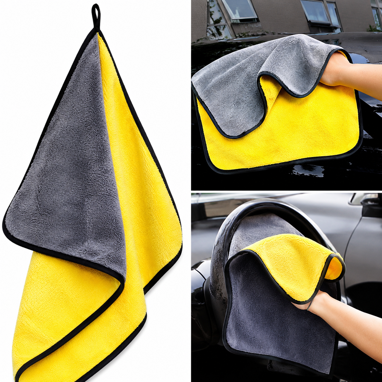 Premium Microfiber Car Cleaning Cloth Set