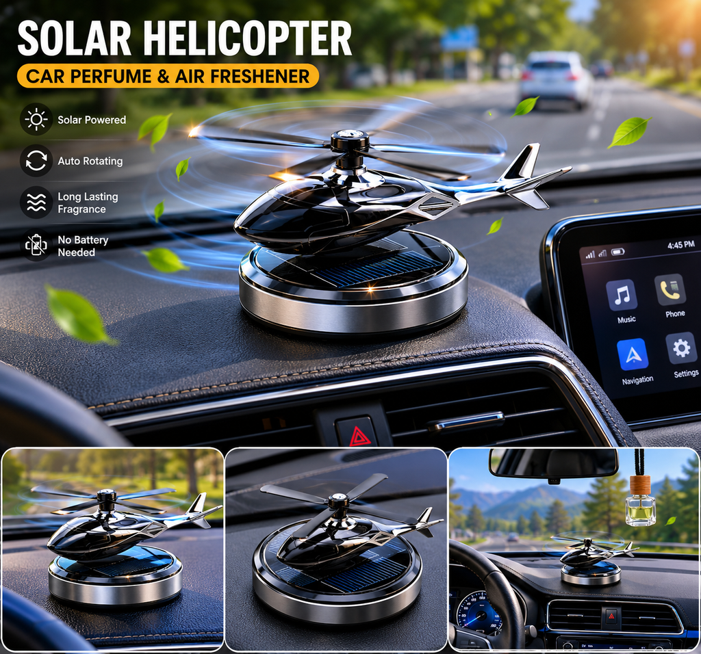 Soler Helicopter Design Car Perfume & Air Freshener